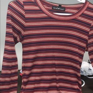 Long sleeve striped shirt